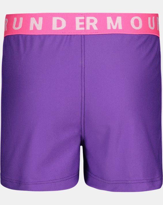 Girls' Pre-School UA Play-Up Shorts, Purple, pdpMainDesktop image number 0